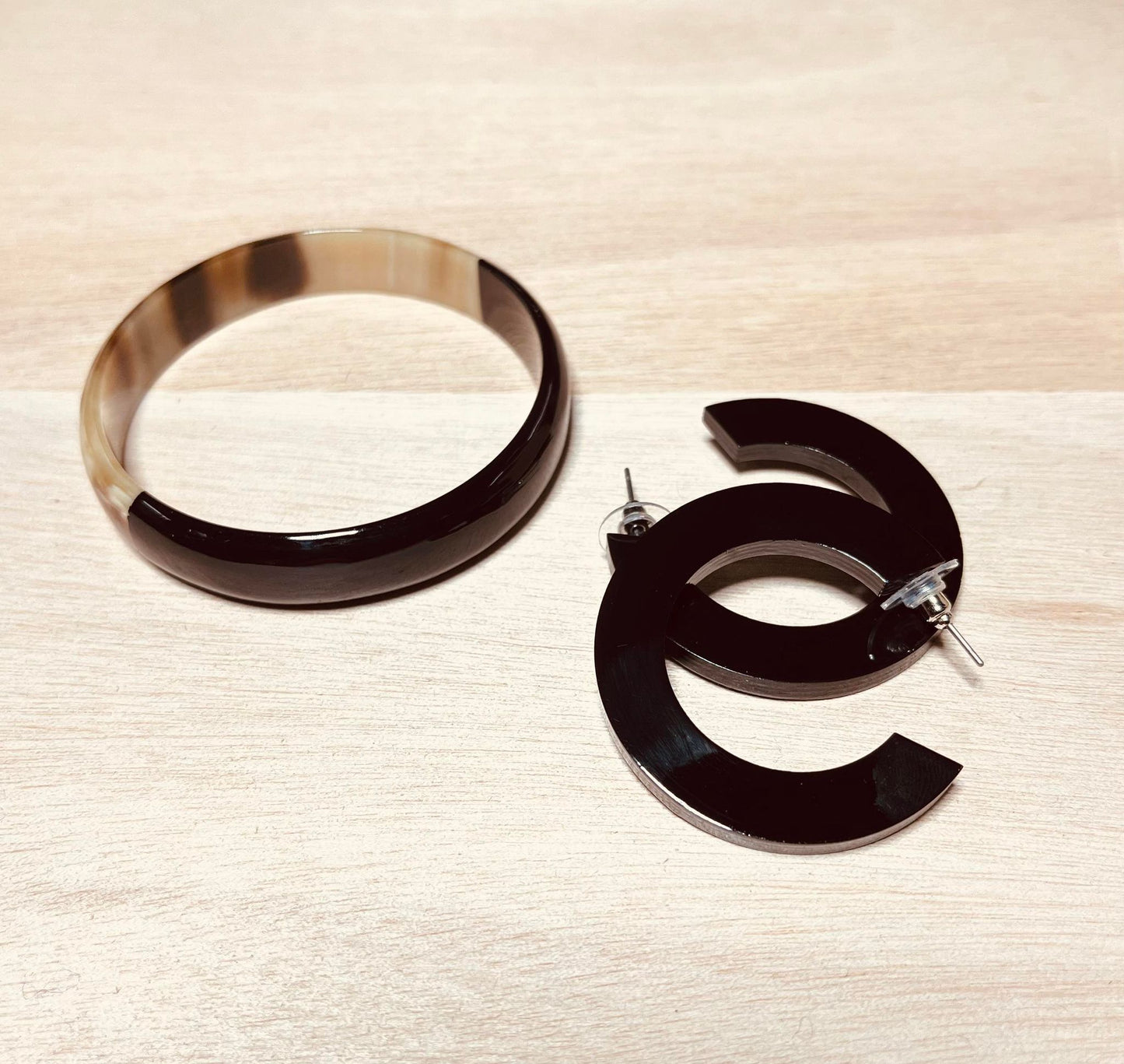 Chacha d'amour | Boucles d'oreilles bi-color