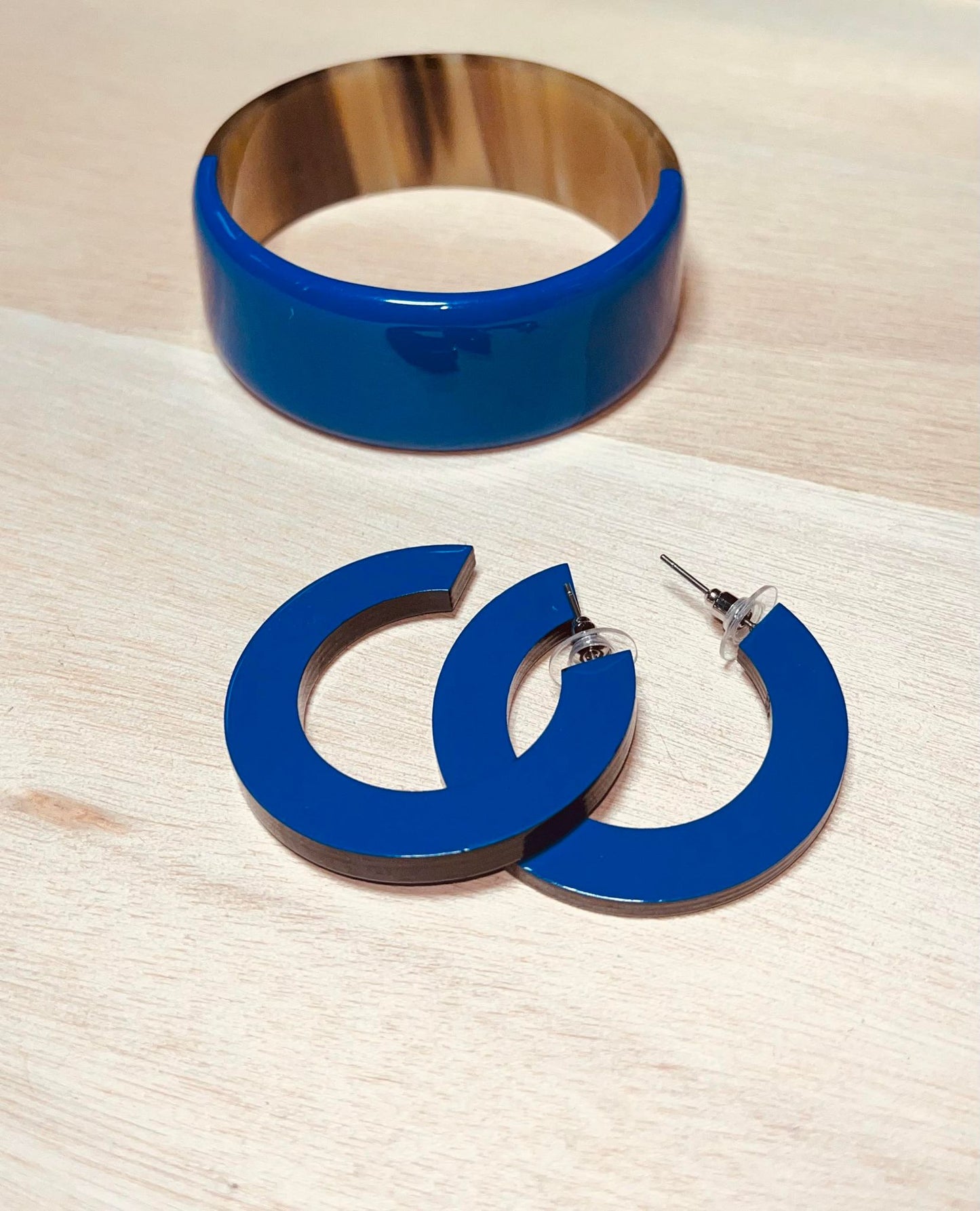 Chacha d'amour | Boucles d'oreilles bi-color