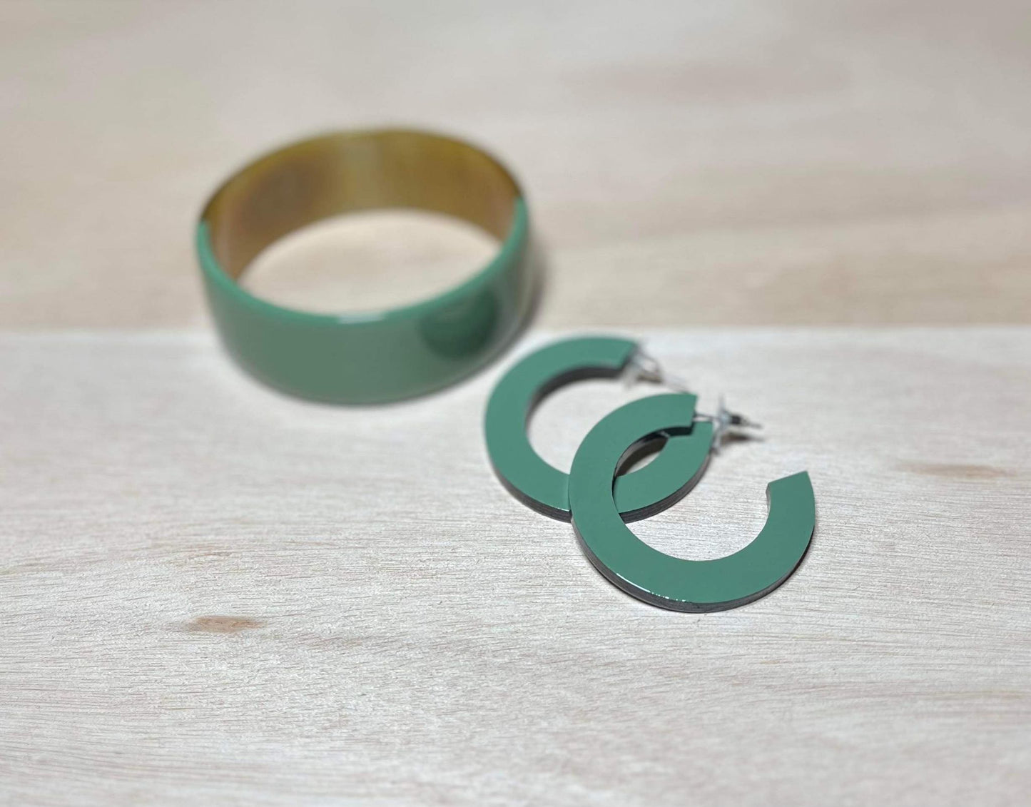 Chacha d'amour | Boucles d'oreilles bi-color