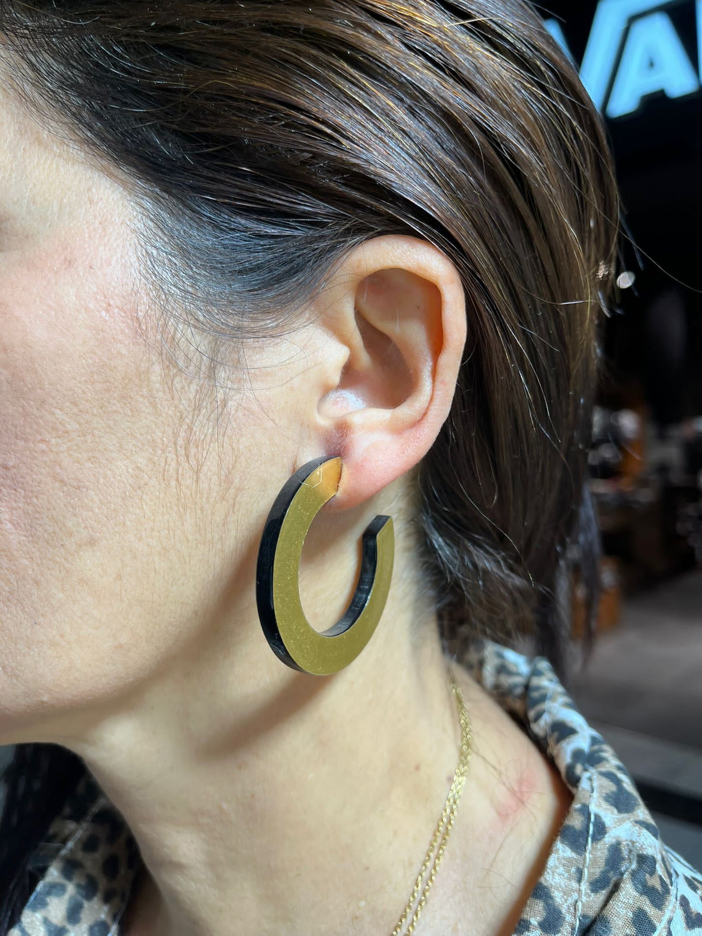 Chacha d'amour | Boucles d'oreilles bi-color