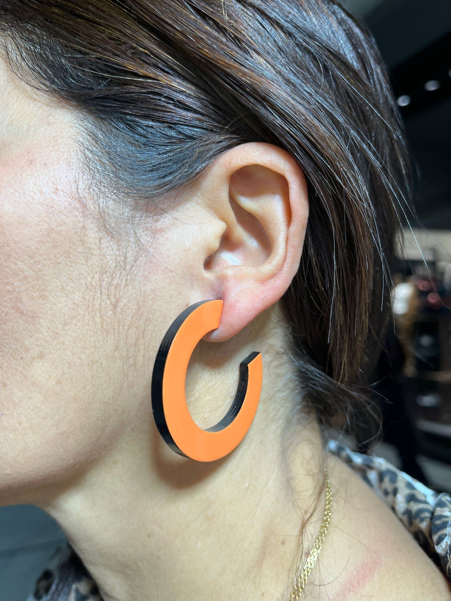 Chacha d'amour | Boucles d'oreilles bi-color