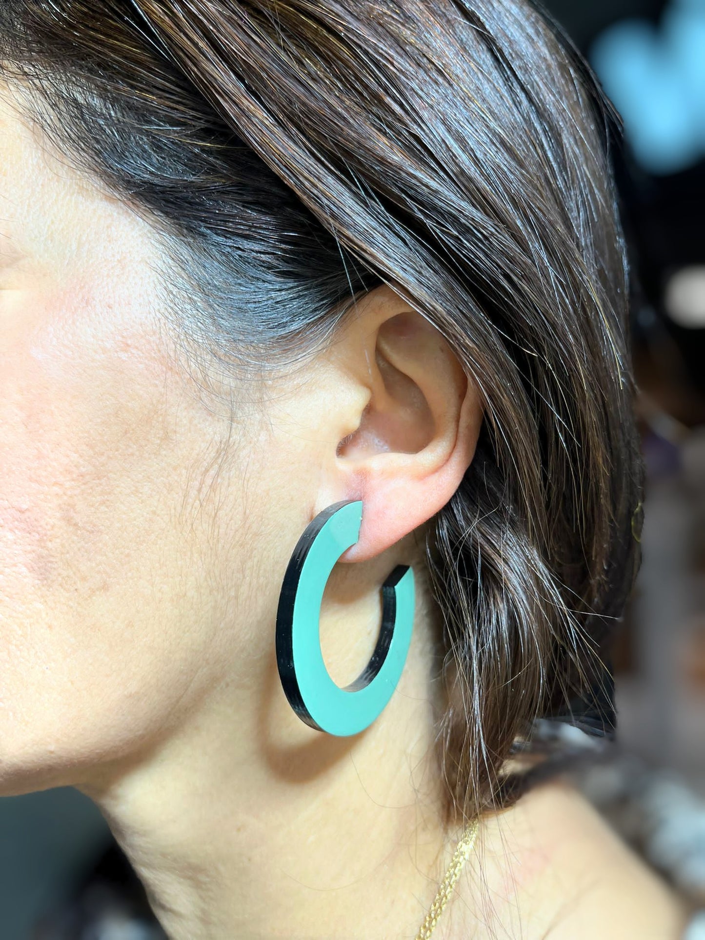 Chacha d'amour | Boucles d'oreilles bi-color
