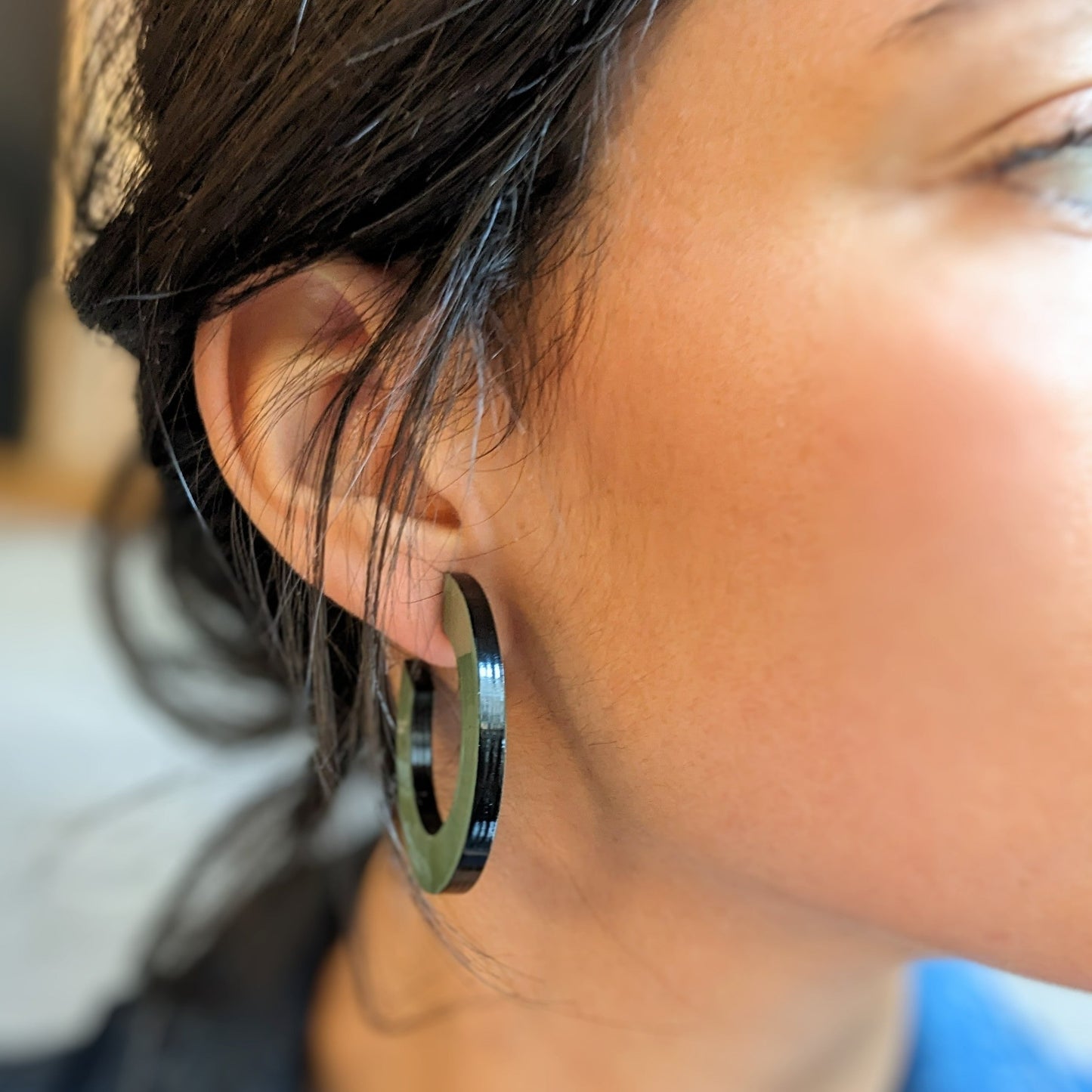 Chacha d'amour | Boucles d'oreilles bi-color