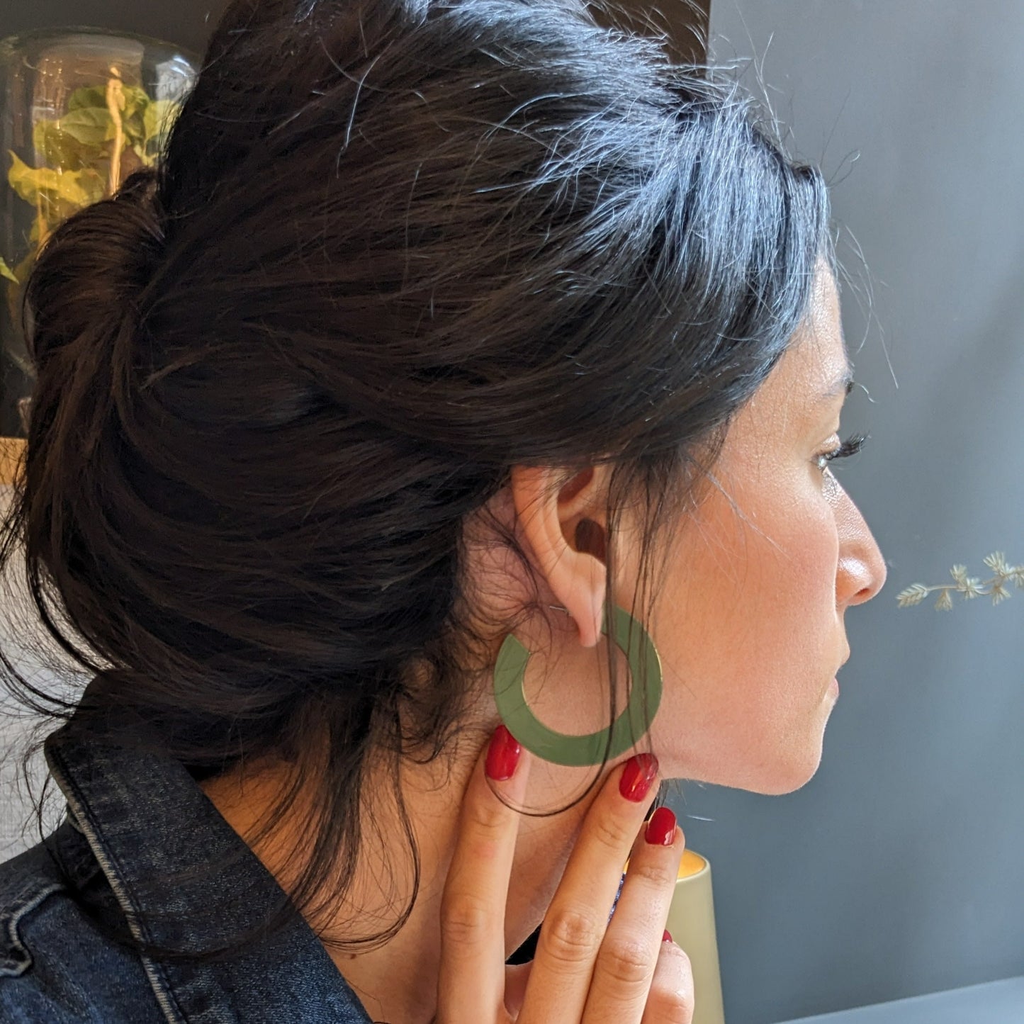 Chacha d'amour | Boucles d'oreilles bi-color