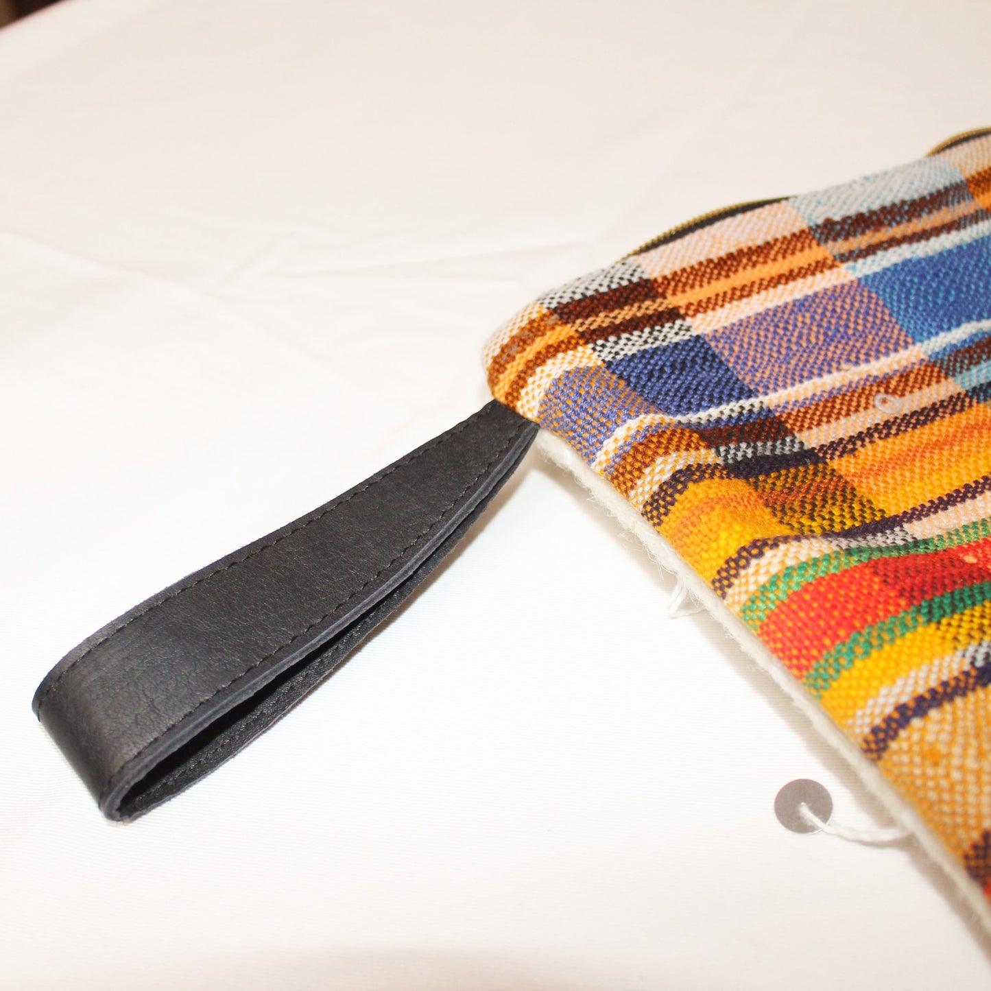 Chacha d'amour |  Maxi Pochette ou sac pochette en tissu vintage HAIK avec broderie #1