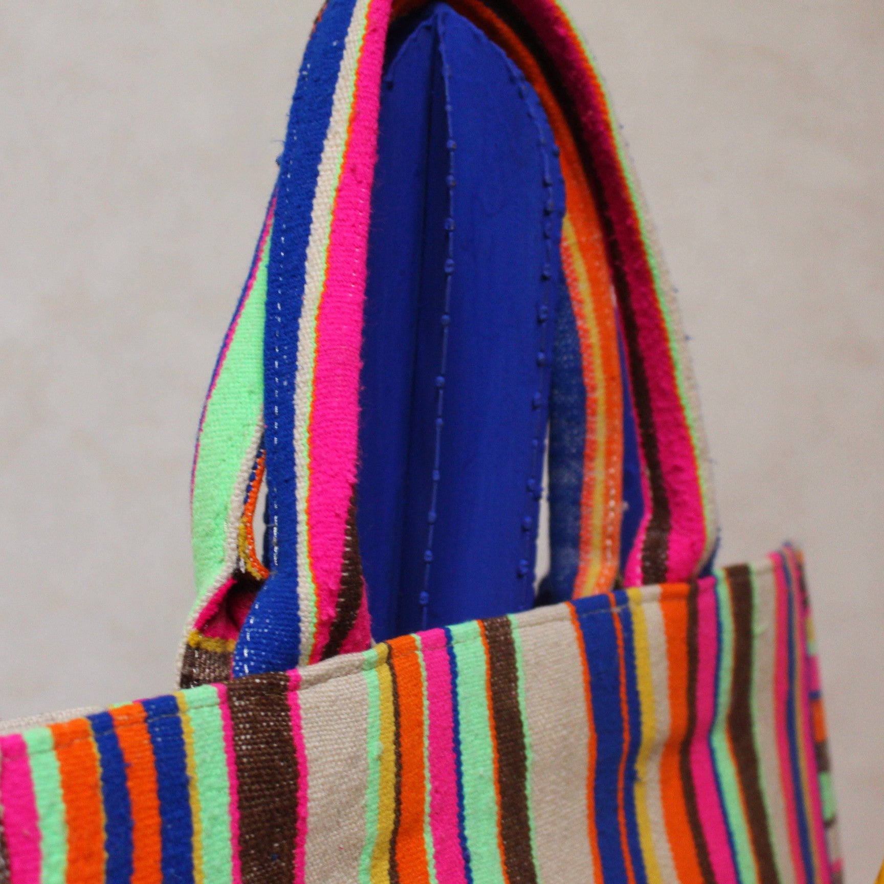 Chacha d'amour | GRAND SAC A MAIN ou cabas femme en tissu vintage HAIK #7