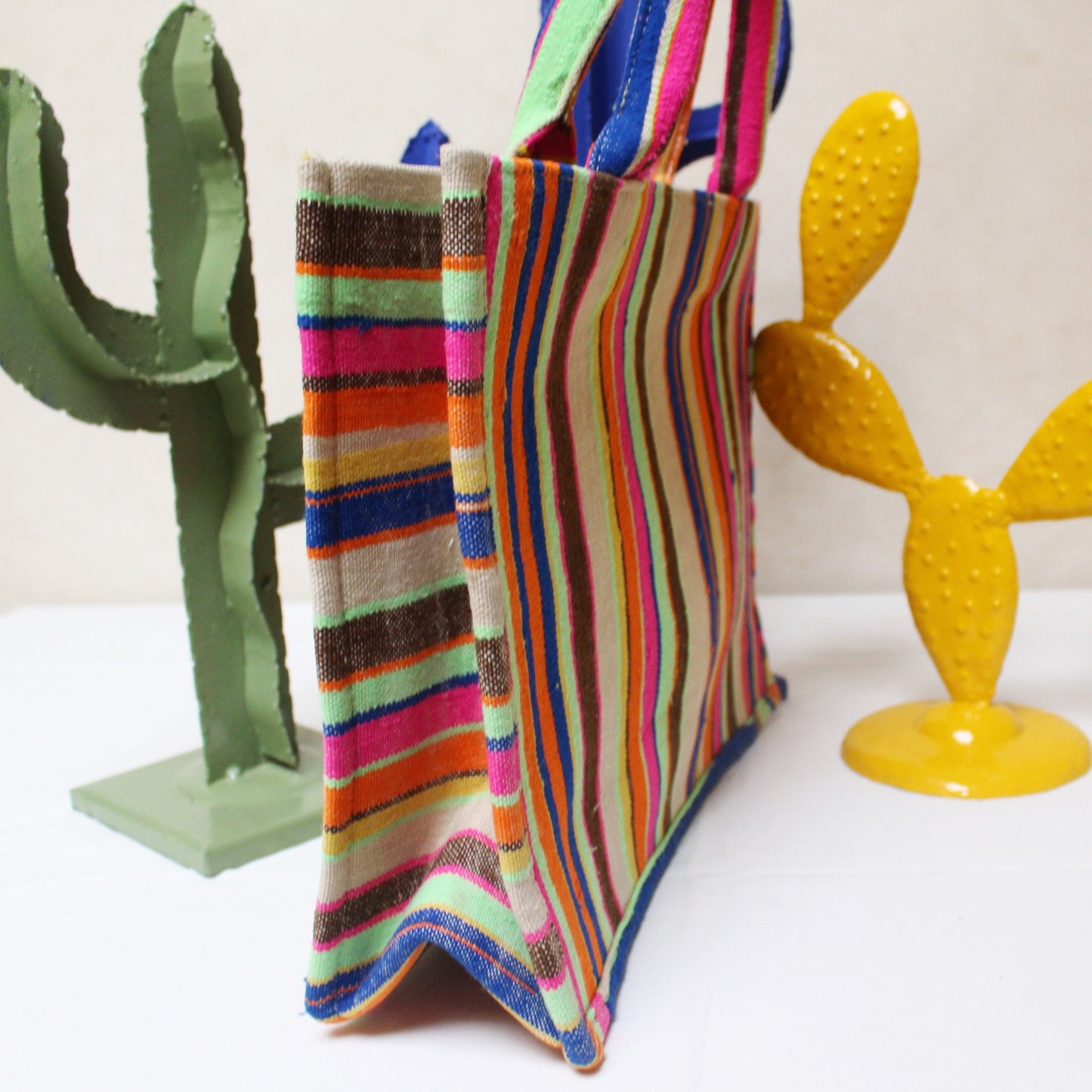 Chacha d'amour | GRAND SAC A MAIN ou cabas femme en tissu vintage HAIK #7