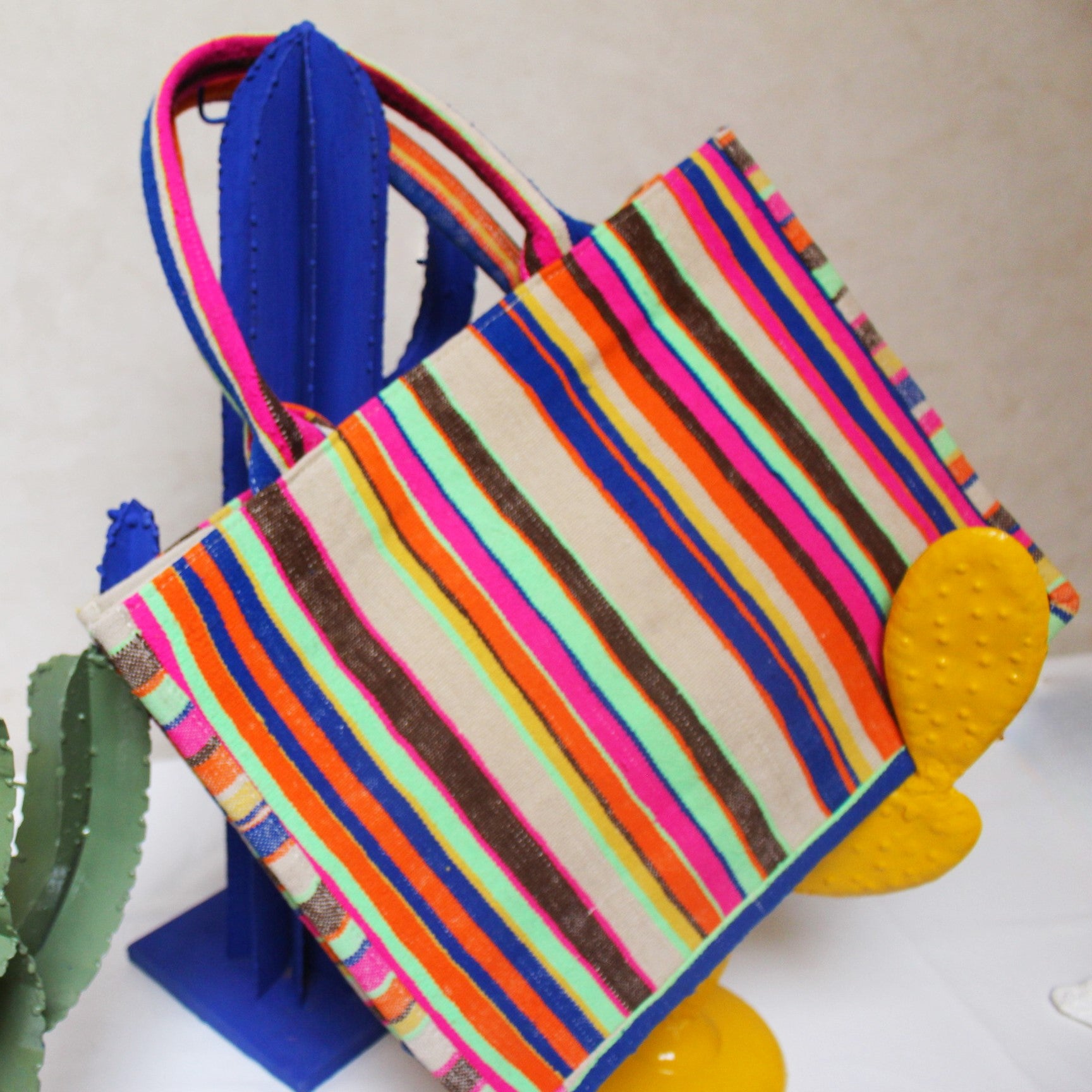 Chacha d'amour | GRAND SAC A MAIN ou cabas femme en tissu vintage HAIK #7