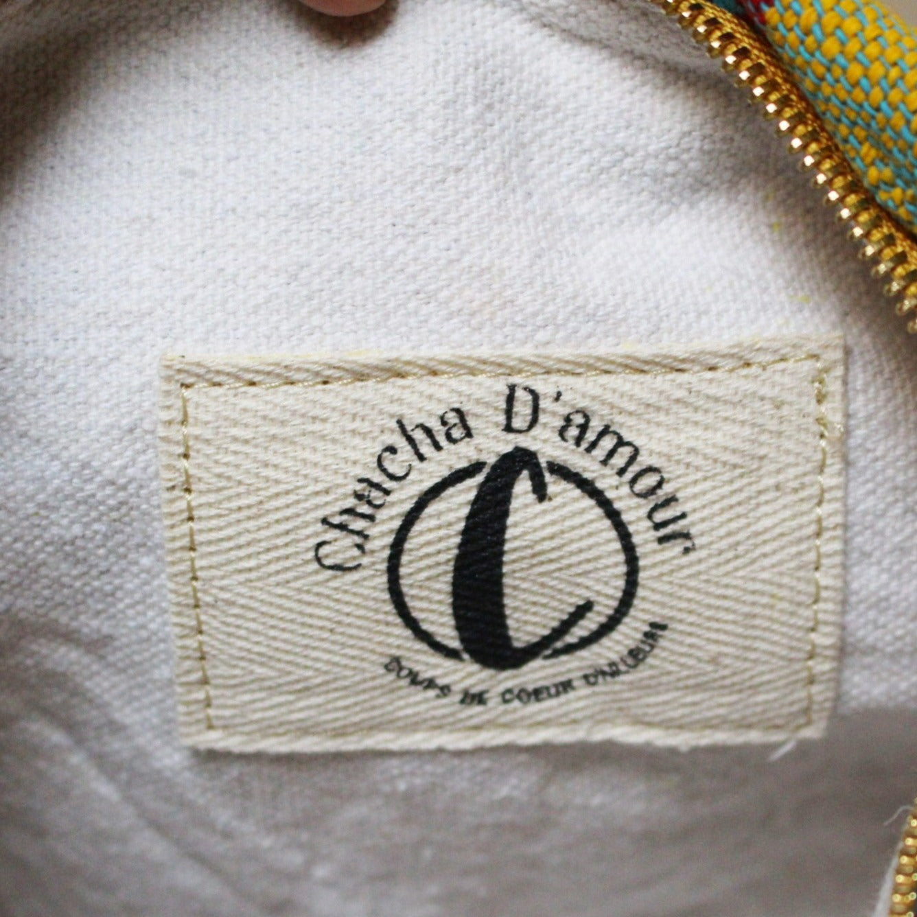 Chacha d'amour |  Maxi Pochette bourse ou plissée  en tissu vintage HAIK  #2