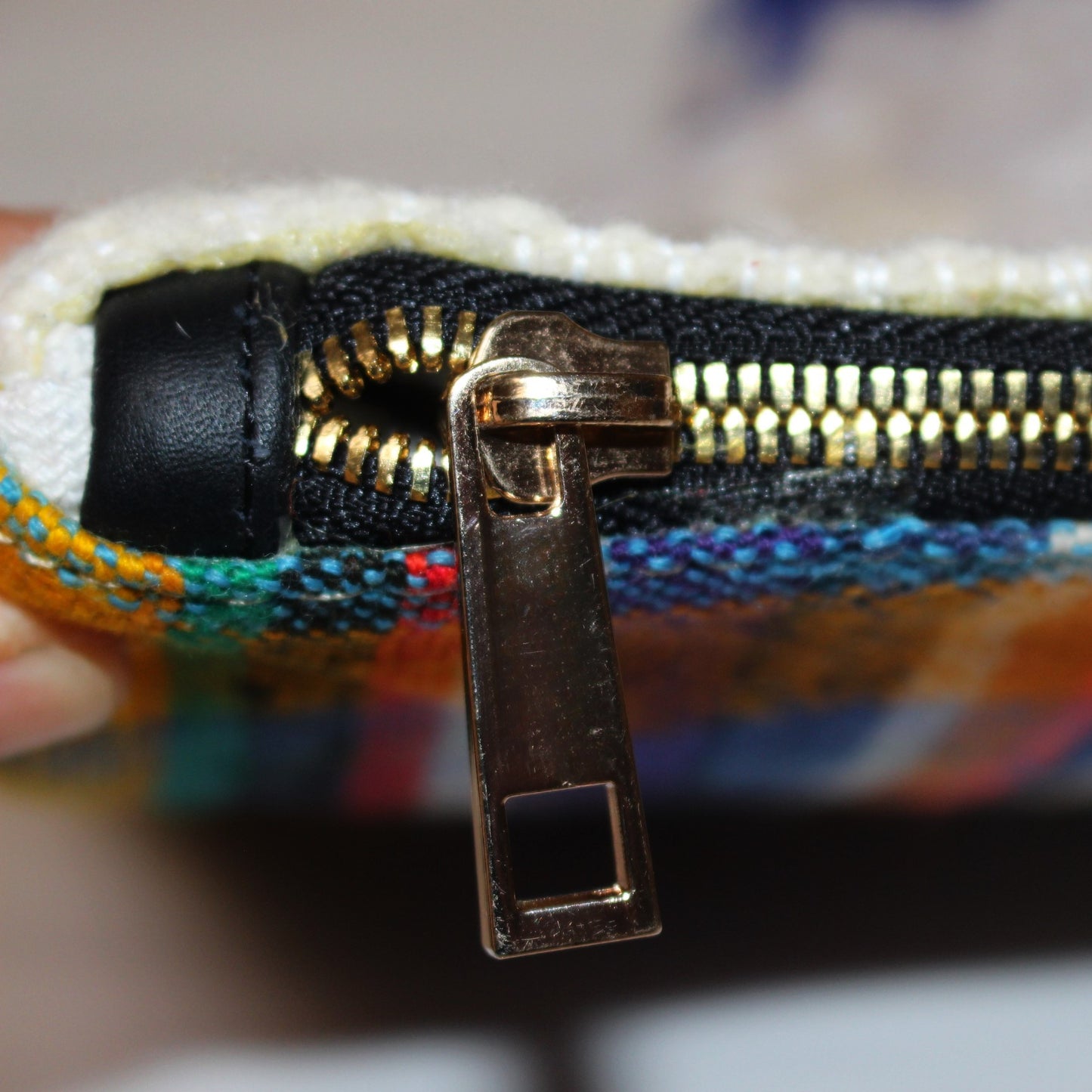 Chacha d'amour |  Maxi Pochette ou sac pochette en tissu vintage HAIK avec broderie #3