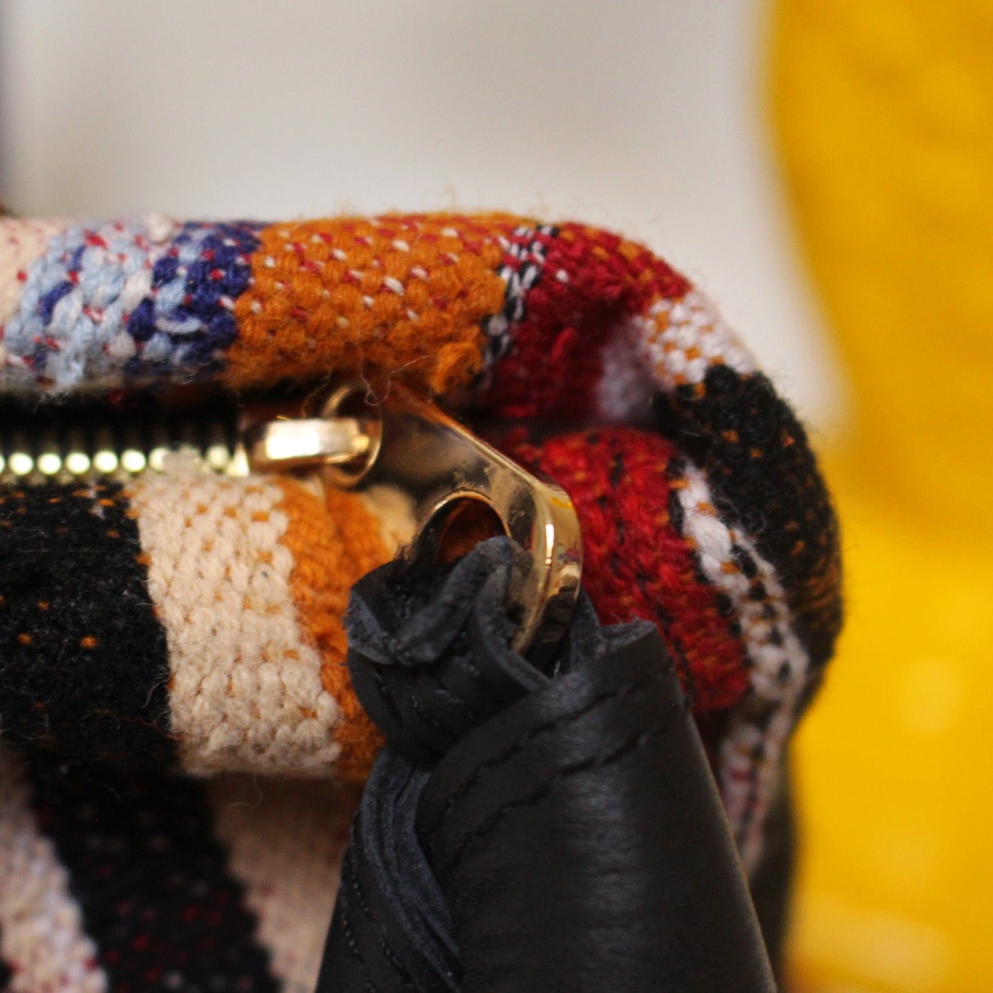 Chacha d'amour |  Maxi Pochette bourse ou plissée  en tissu vintage HAIK  #3