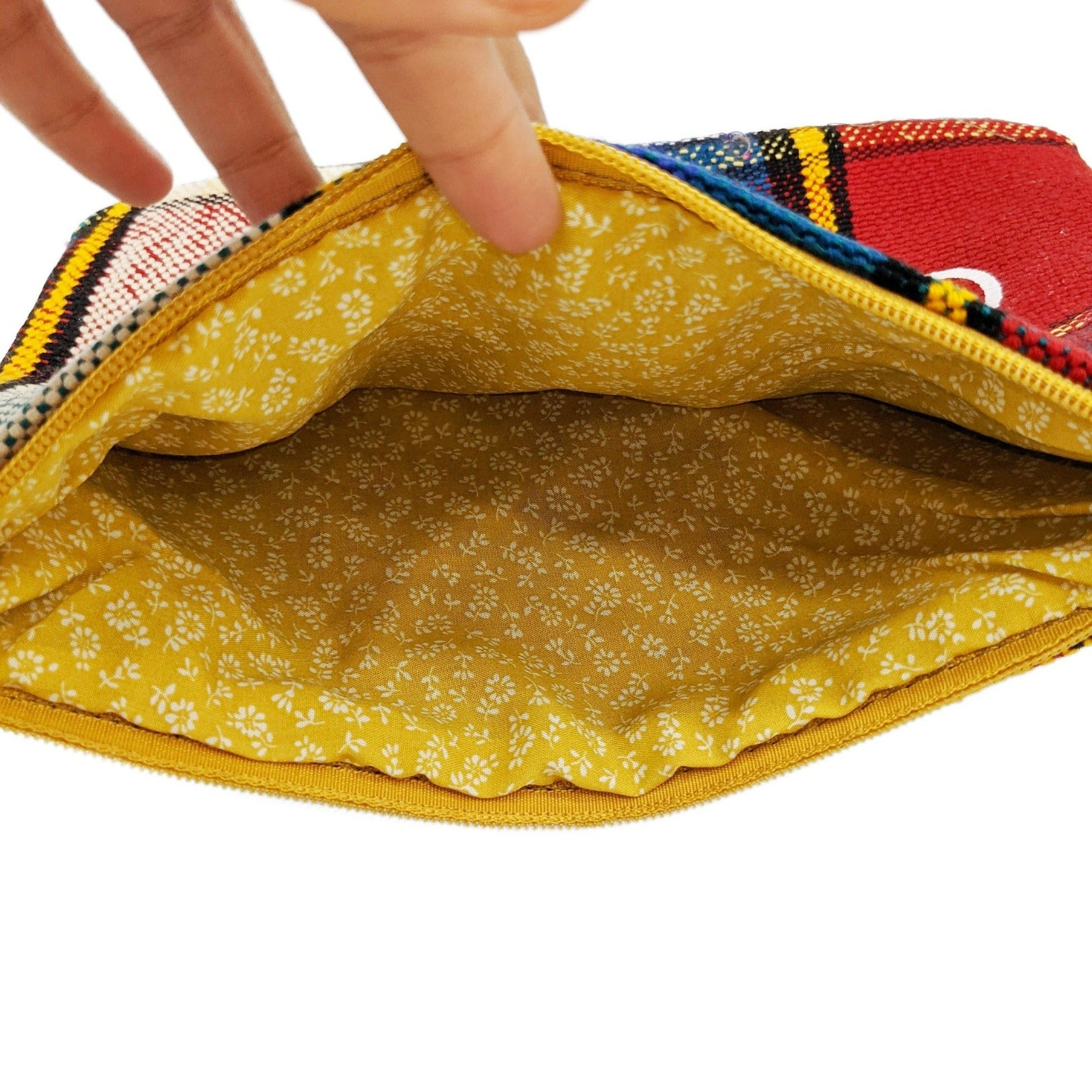 Chacha d'amour | Pochette femme ou sac pochette ROCK-LOVE avec tissu HAIK