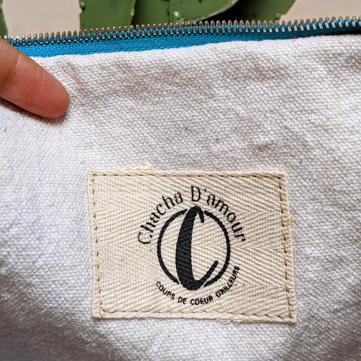 Chacha d'amour | Pochette ou sac pochette en tissu vintage HAIK et Handira #6