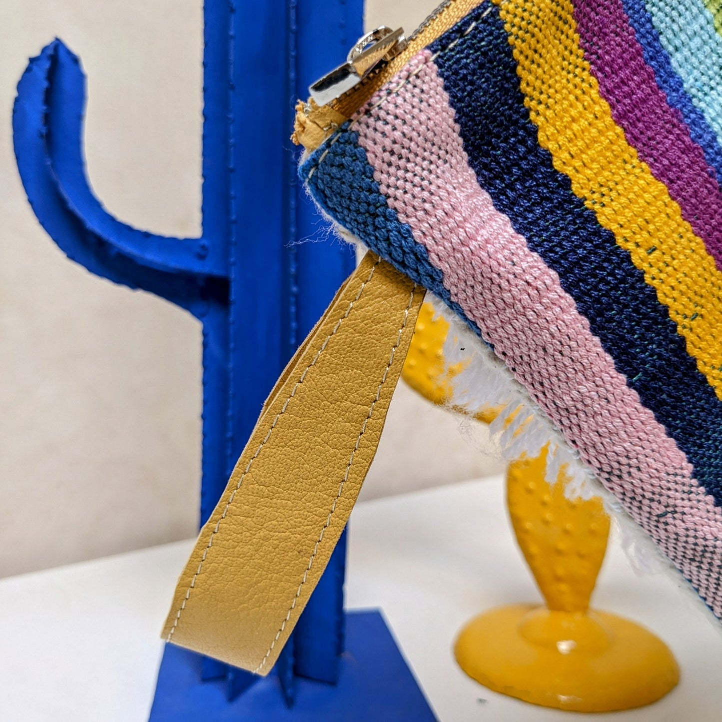 Chacha d'amour |  Maxi Pochette ou sac pochette en tissu vintage HAIK et Handira #3