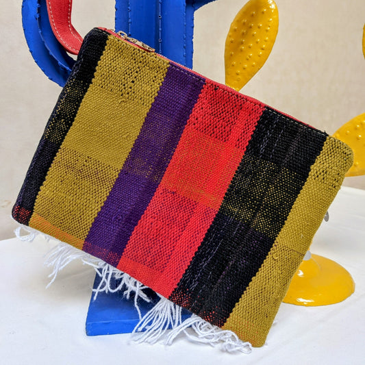 Chacha d'amour | Pochette ou sac pochette en tissu vintage HAIK et Handira #3