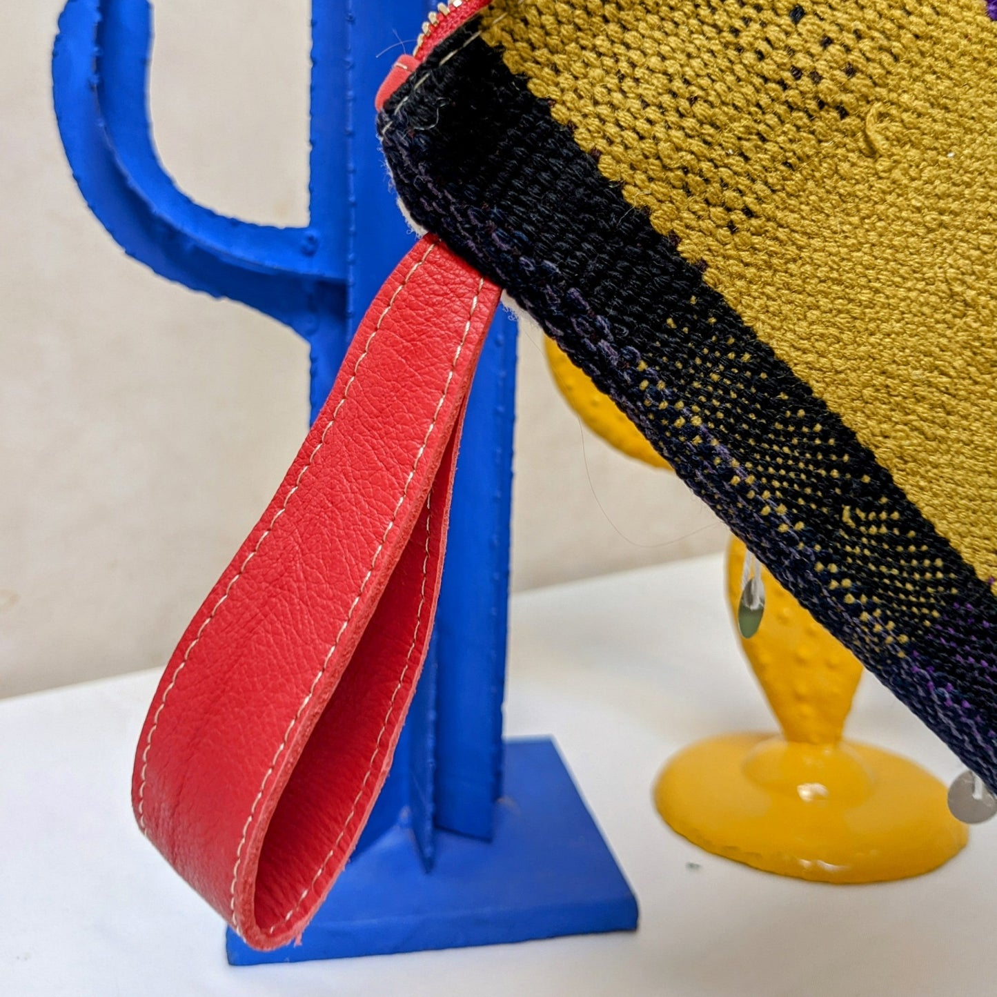 Chacha d'amour | Pochette ou sac pochette en tissu vintage HAIK et Handira #3