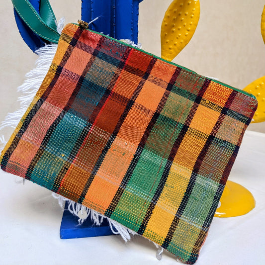Chacha d'amour | Pochette ou sac pochette en tissu vintage HAIK et Handira #11