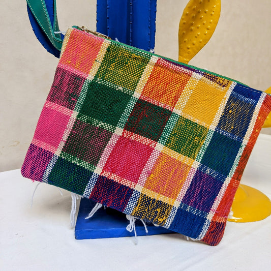 Chacha d'amour | Pochette ou sac pochette en tissu vintage HAIK et Handira #12