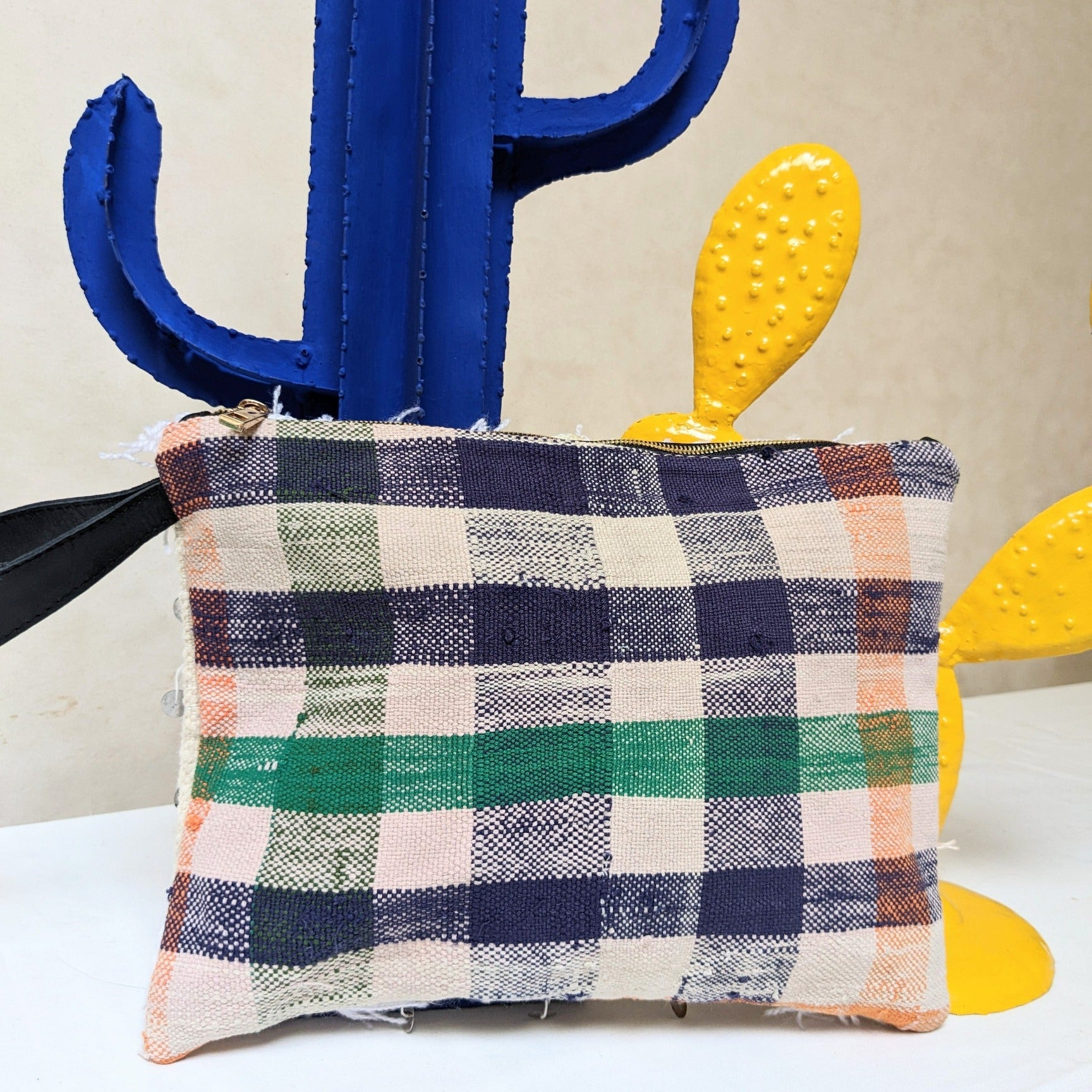 Chacha d'amour | Pochette ou sac pochette en tissu vintage HAIK et Handira #5