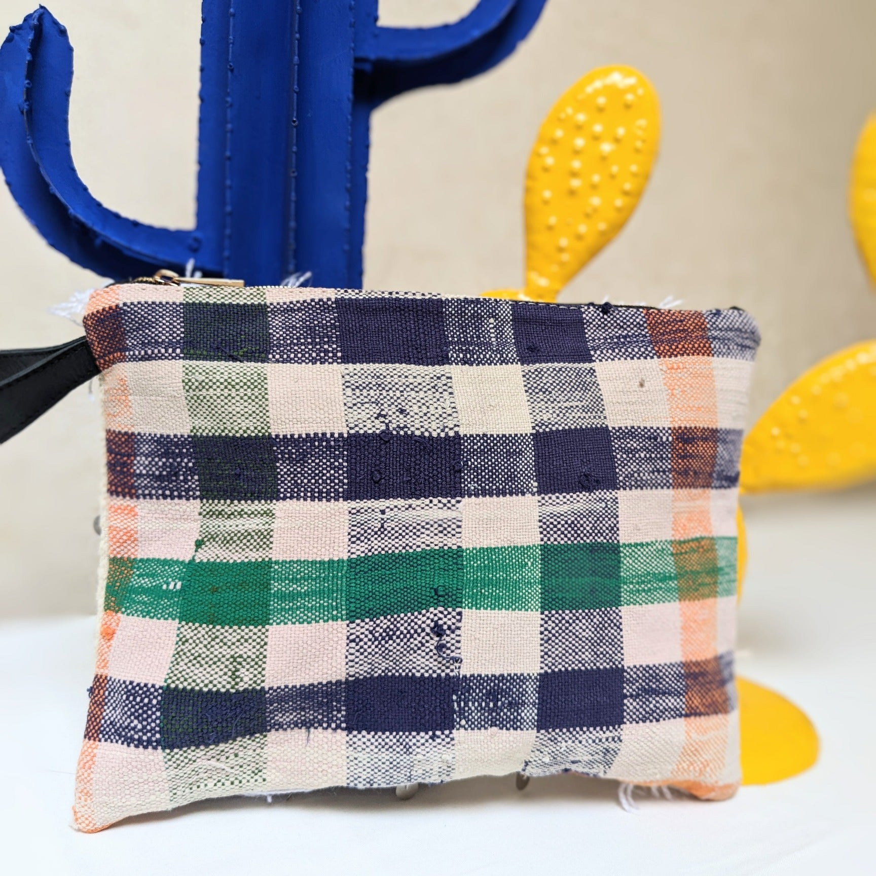 Chacha d'amour | Pochette ou sac pochette en tissu vintage HAIK et Handira #5