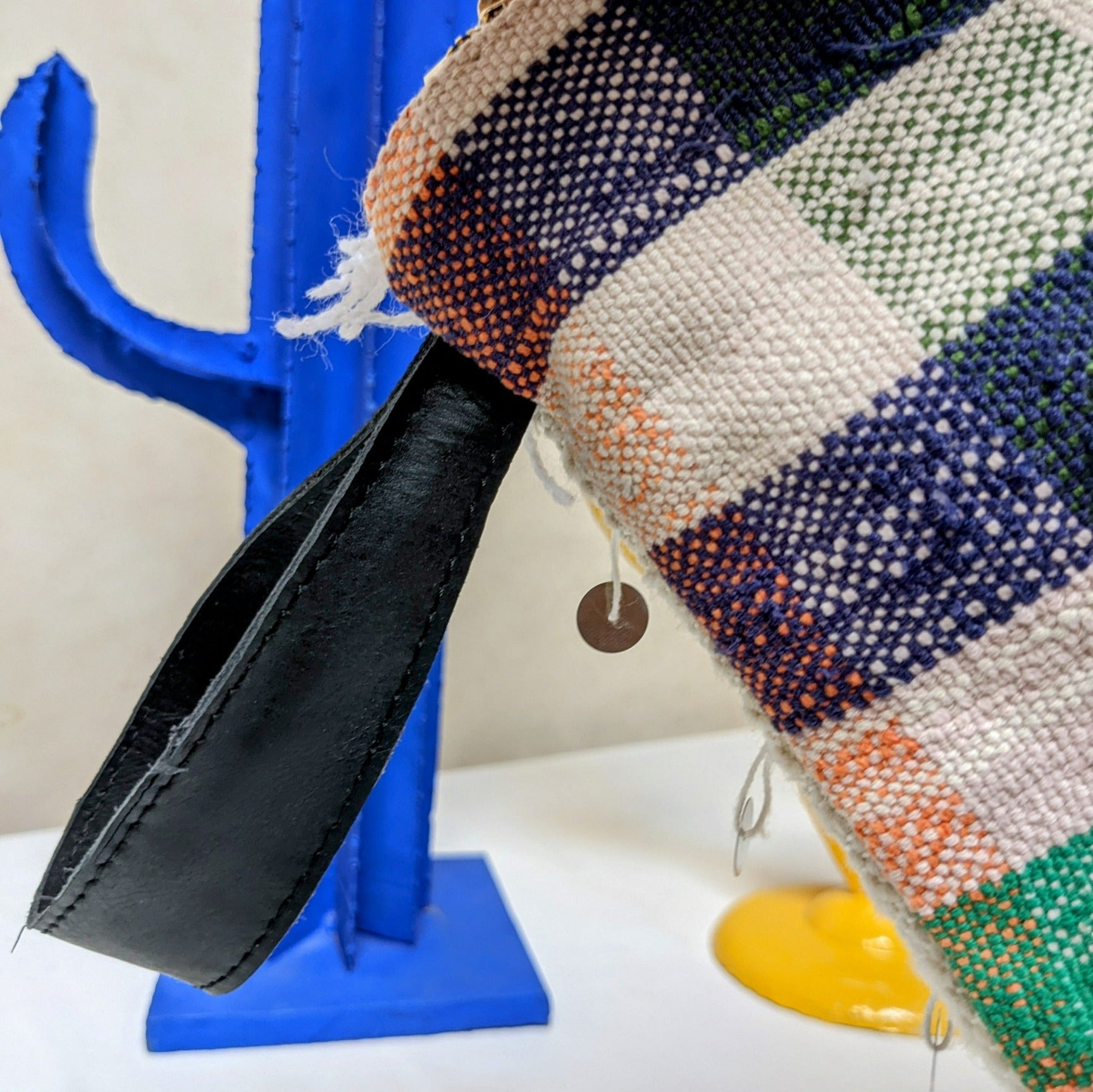 Chacha d'amour | Pochette ou sac pochette en tissu vintage HAIK et Handira #5