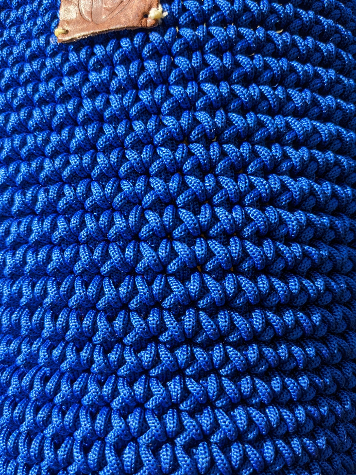 Chacha d'amour | SAC CABAS en CROCHET fait main ou cabas en crochet pour femme  BLEU