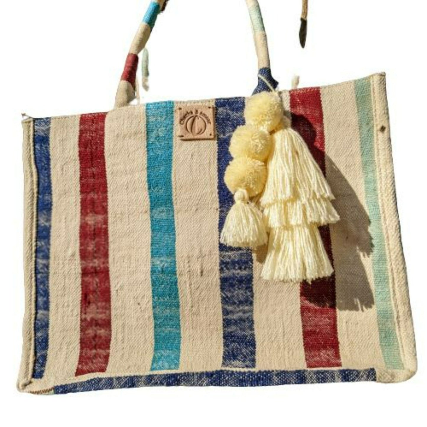 Chacha d'amour | GRAND SAC A MAIN ou cabas femme en tissu vintage HAIK N°6