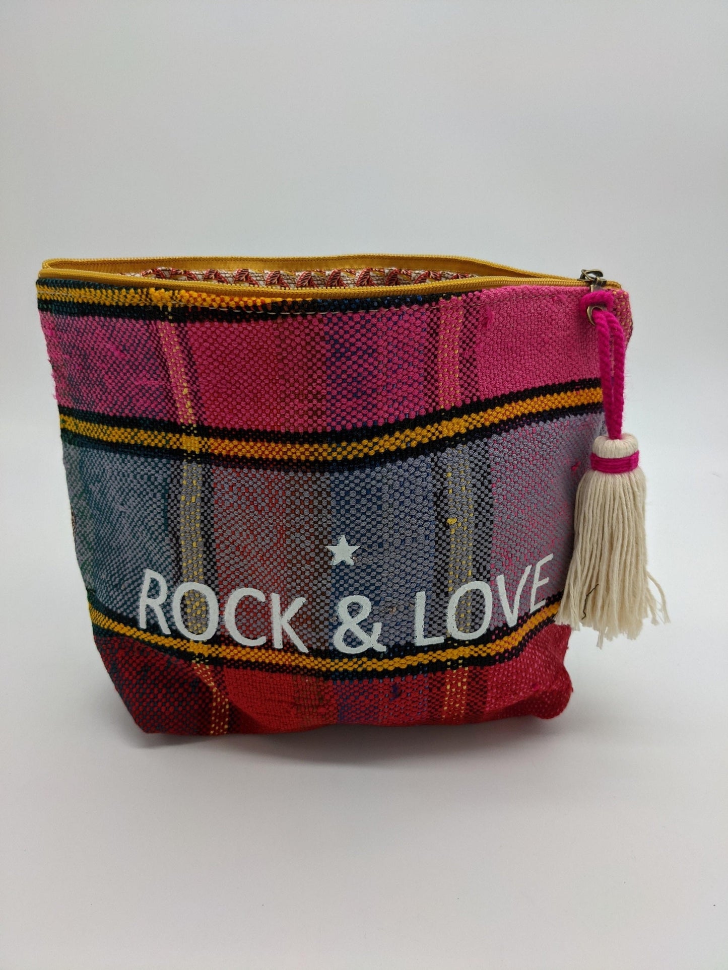 Chacha d'amour | Trousse de toilette voyage ou trousse personnalisée ROCK-LOVE en haik